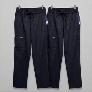 Cherokee Womens Scrub Pants XS Pewter Grey Revolution Stretch Cargo Medical